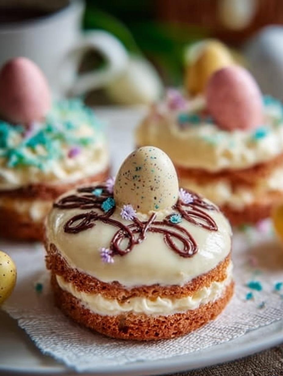 Mini Easter Egg Cakes: 24 Cute Treats for Your Celebration - Mini Easter Egg Cakes - additional detail