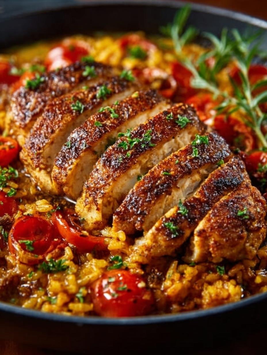 One Pan Cajun Chicken: A Flavorful 40-Minute Meal - One Pan Cajun Chicken - main visual representation