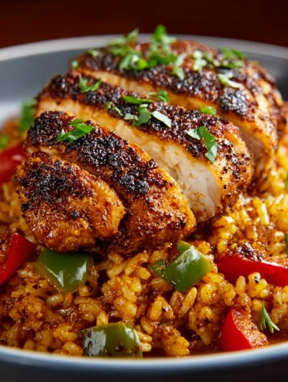 One Pan Cajun Chicken