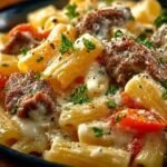 Philly Cheese Steak Pasta