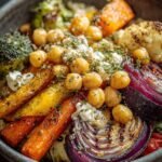 Roasted Veg Chickpea Bowl