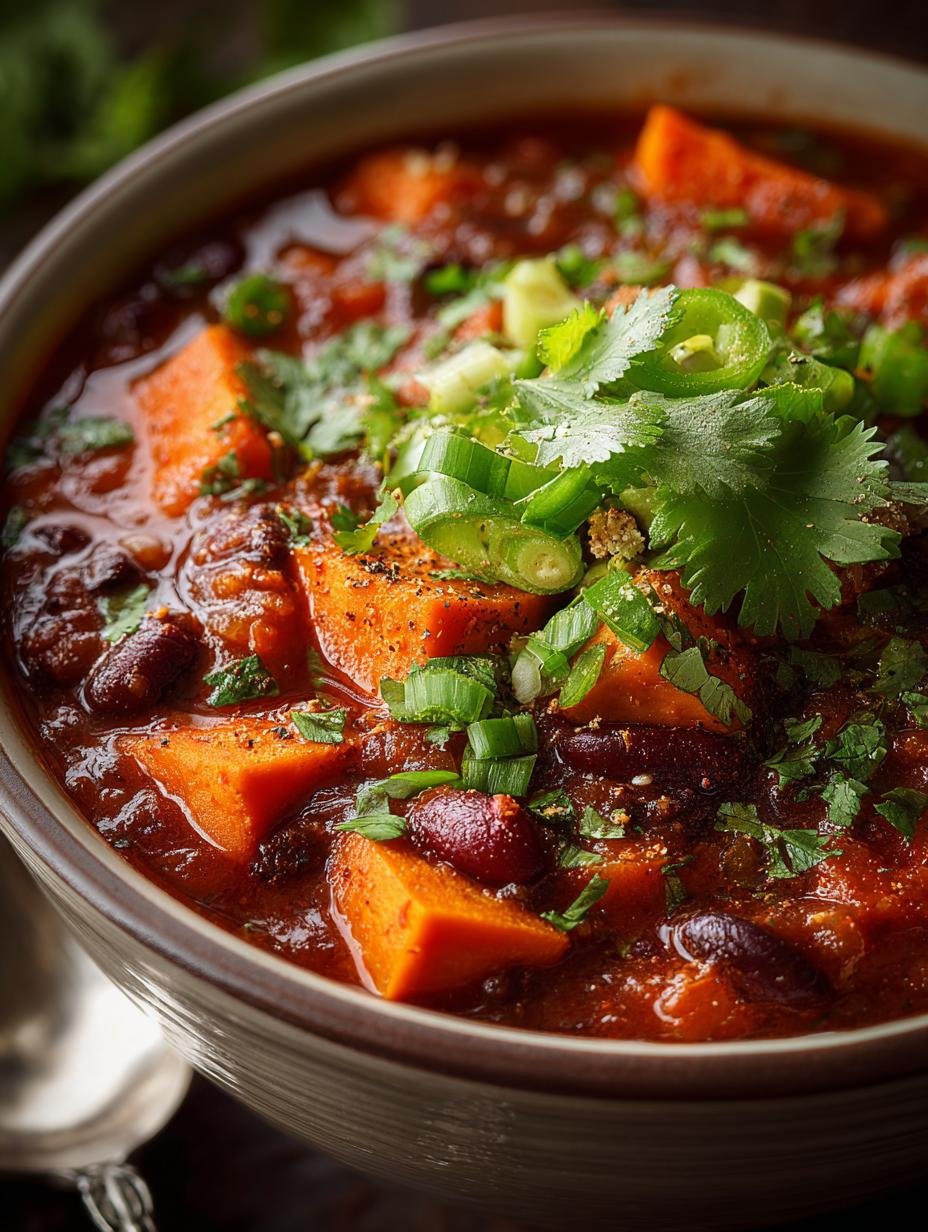 Smoky Chipotle Sweet Potato Chili: 6 Hearty Ingredients - Smoky Chipotle Sweet Potato - additional detail