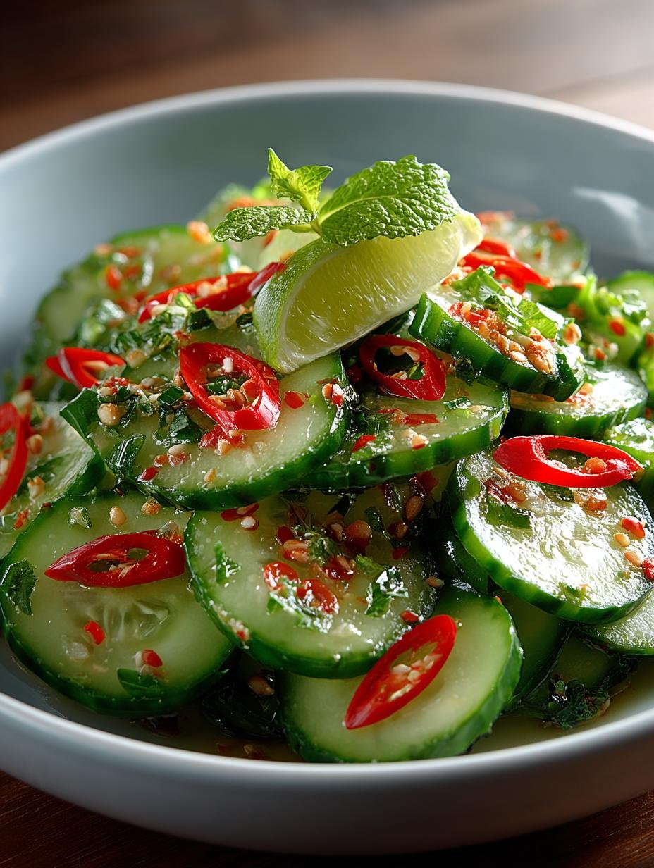 5 Reasons to Love Spicy Asian Cucumber Salad - Spicy Asian Cucumber Salad - main visual representation