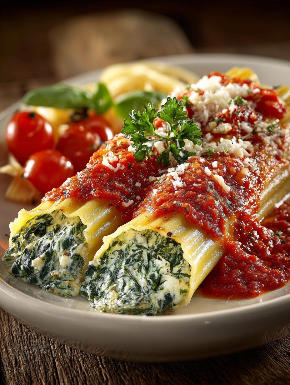 Spinach Cheese Manicotti: 7 Comforting Ways to Savor It - Spinach Cheese Manicotti - additional detail