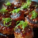 Sticky Ginger Garlic Meatballs