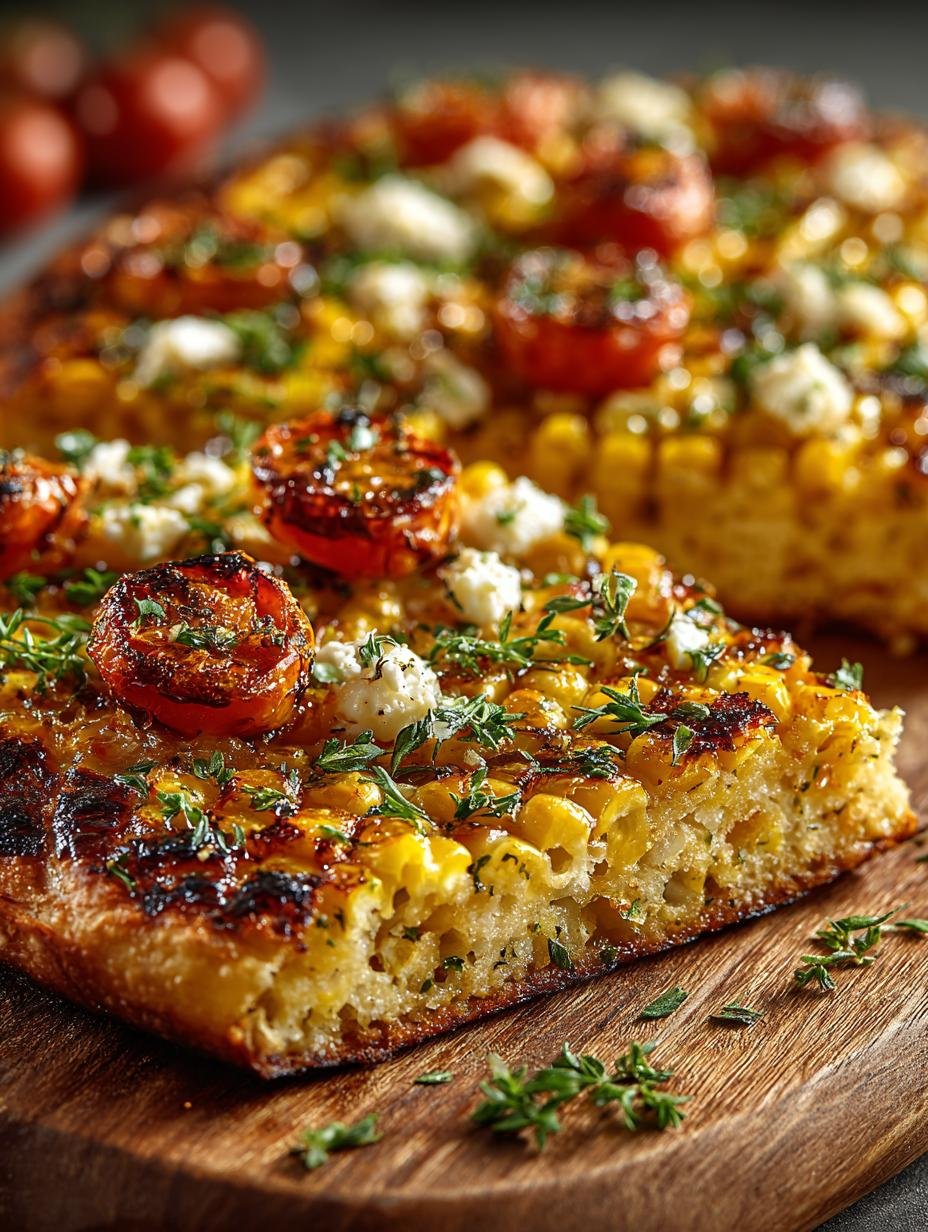 Sweet Corn Flatbread