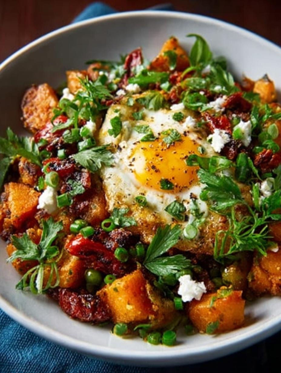 Sweet Potato Chorizo Hash