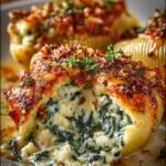 White Cheddar Spinach Stuffed