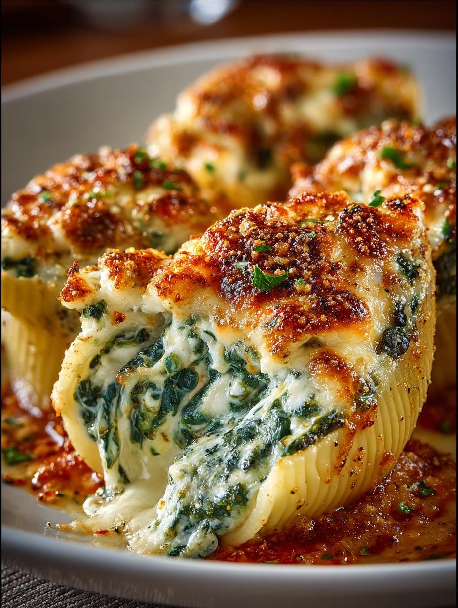 White Cheddar Spinach Stuffed Shells: 5 Comforting Secrets - White Cheddar Spinach Stuffed - additional detail