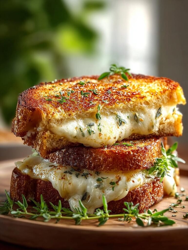 Artichoke Mozzarella Grilled Cheese