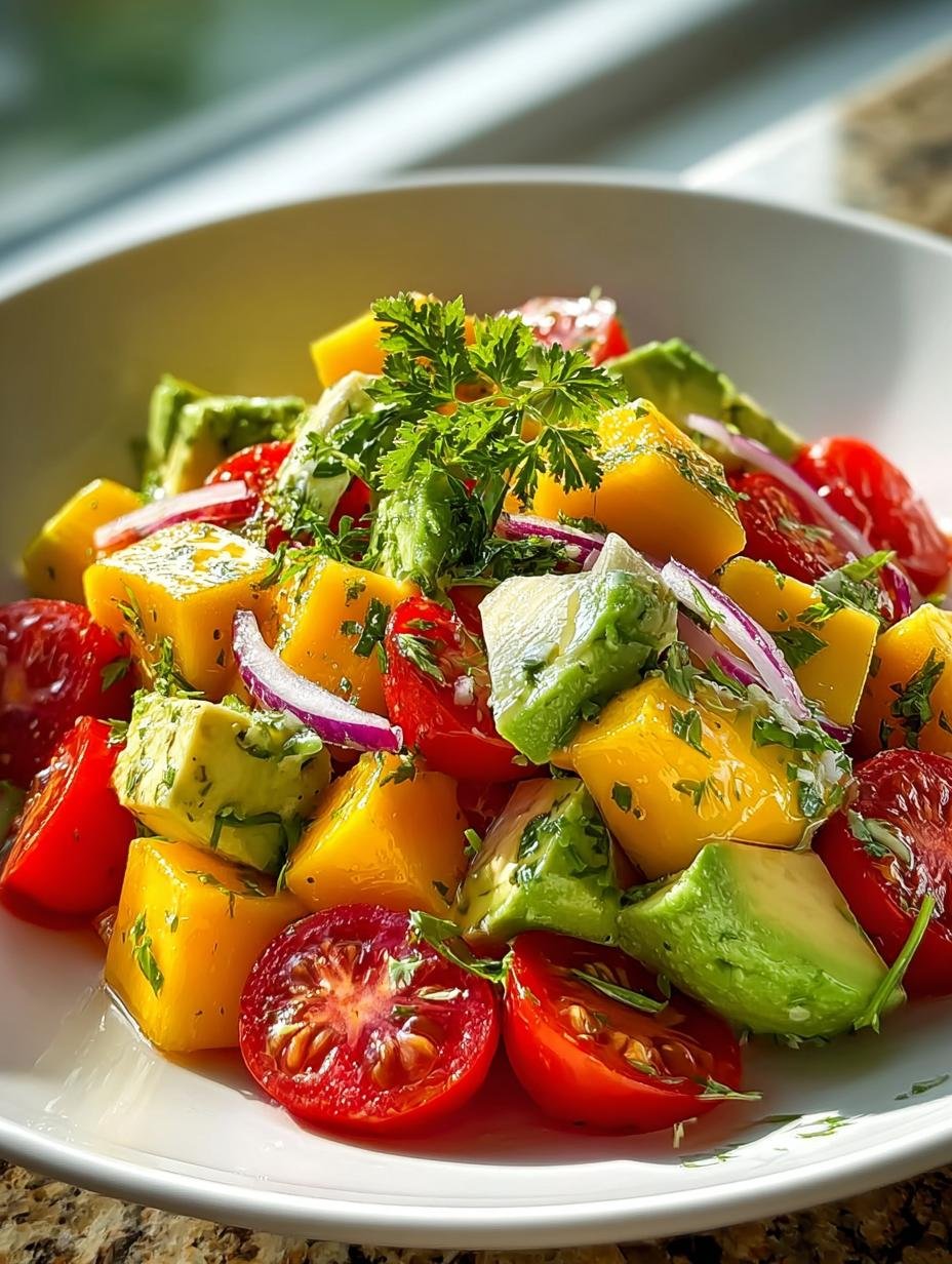 Avocado Mango Salad with 7 Flavorful Twists to Try - Avocado Mango Salad with - main visual representation