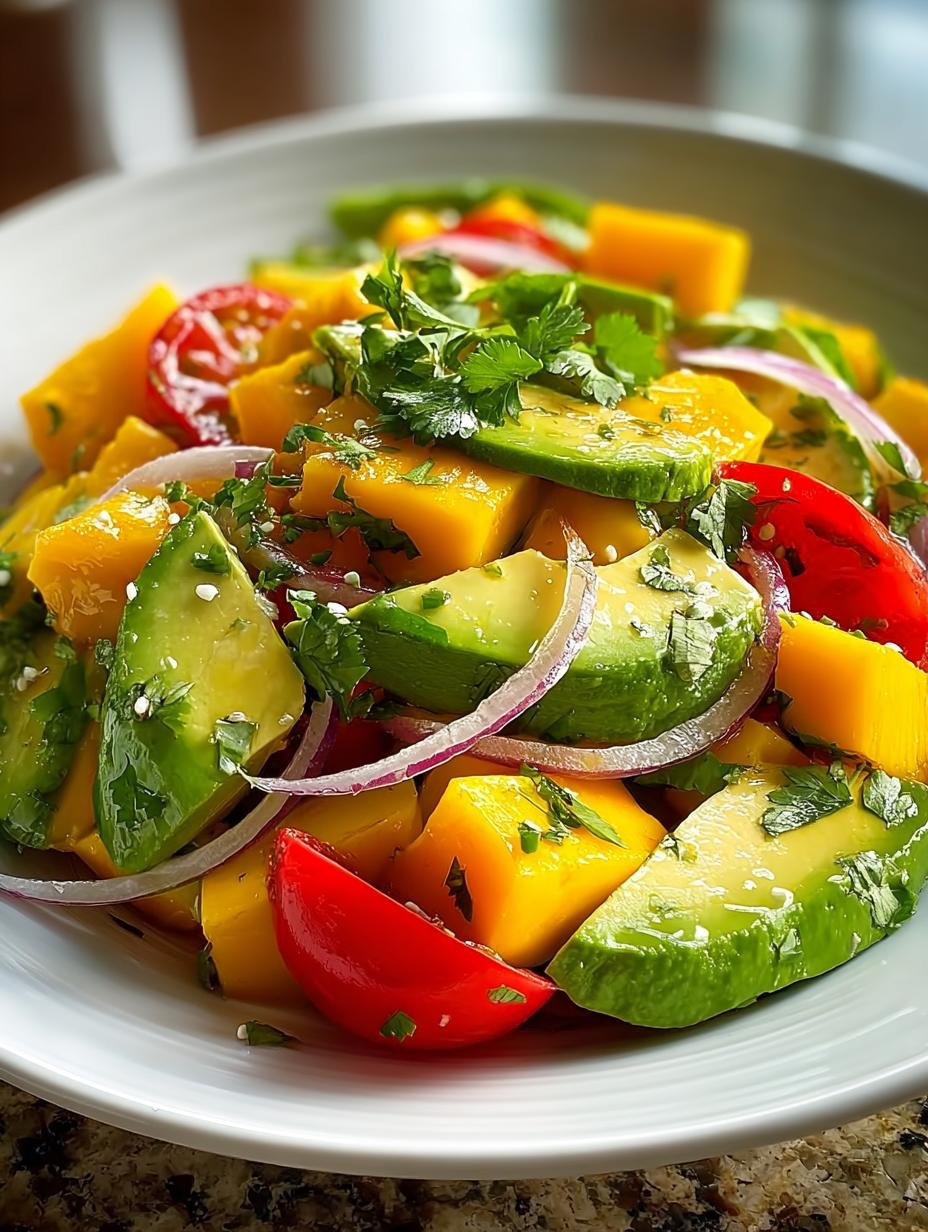 Avocado Mango Salad with 7 Flavorful Twists to Try - Avocado Mango Salad with - additional detail