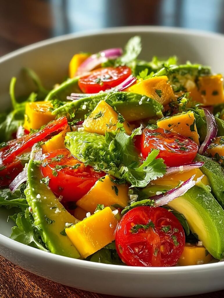 Avocado Mango Salad with