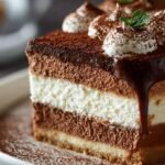 Bake Chocolate Tiramisu Cheesecake