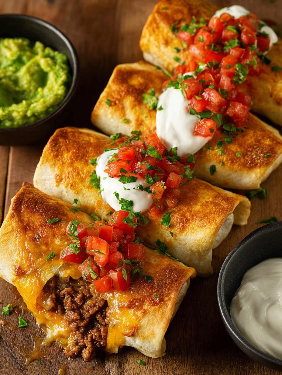 Baked Ground Beef Chimichangas: 5 Savory Secrets - Baked Ground Beef Chimichangas - additional detail