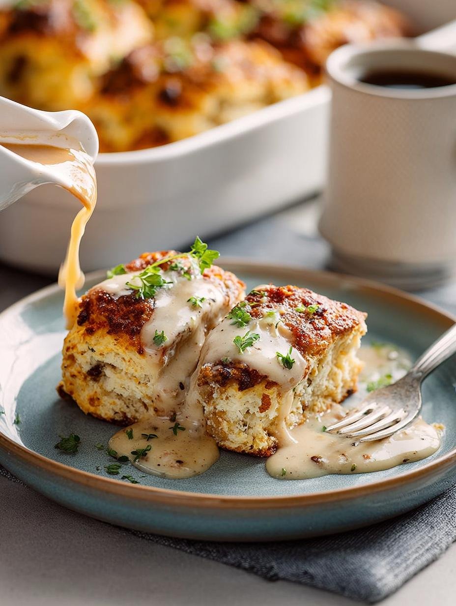 Biscuits Gravy Overnight Breakfast: 5 Steps to Bliss - Biscuits Gravy Overnight Breakfast - main visual representation