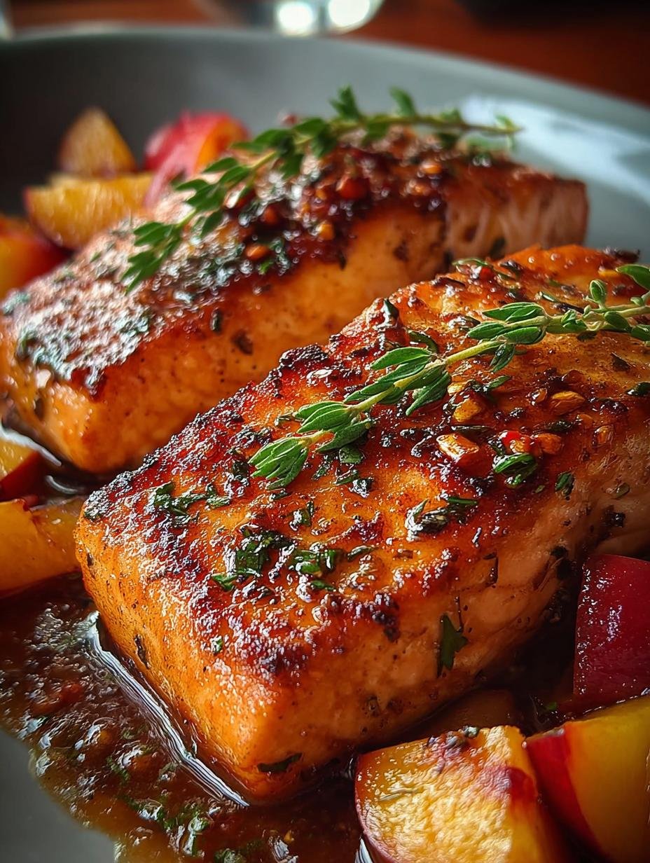 Bourbon Peach Roasted Salmon: 5 Flavorful Secrets - Bourbon Peach Roasted Salmon - main visual representation