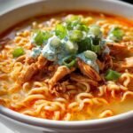 Buffalo Chicken Creamy Ramen