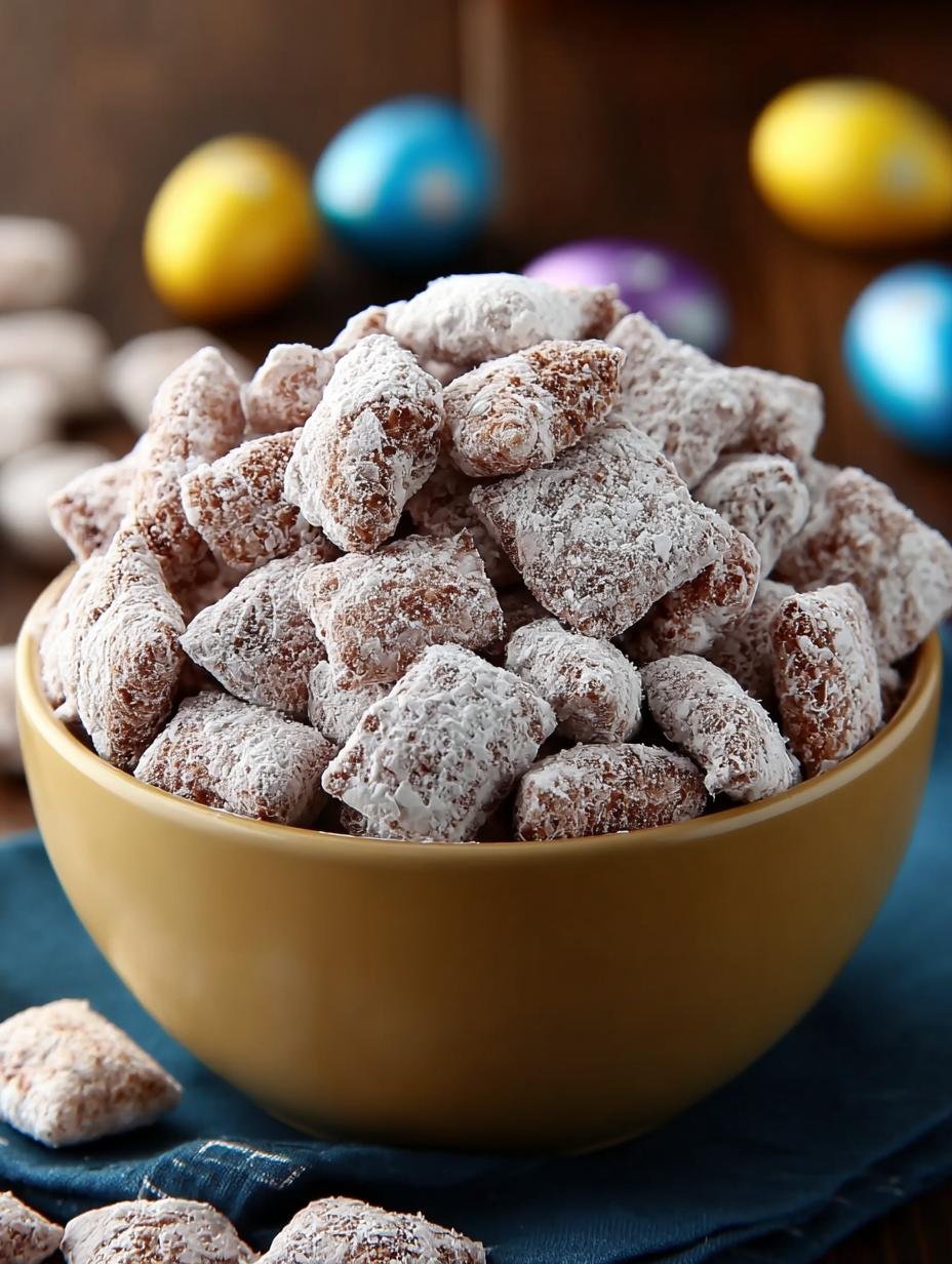 Cadbury Egg Puppy Chow: 5 Irresistible Easter Treats - Cadbury Egg Puppy Chow - additional detail