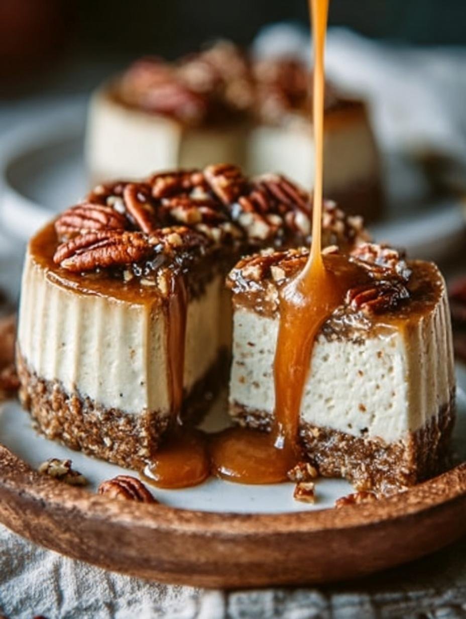 Caramel Pecan Pie Cheesecake