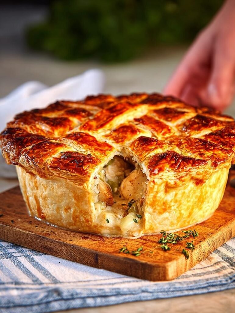 Chicken Leek Pie