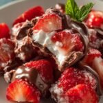 Chocolate Strawberry Yogurt Clusters