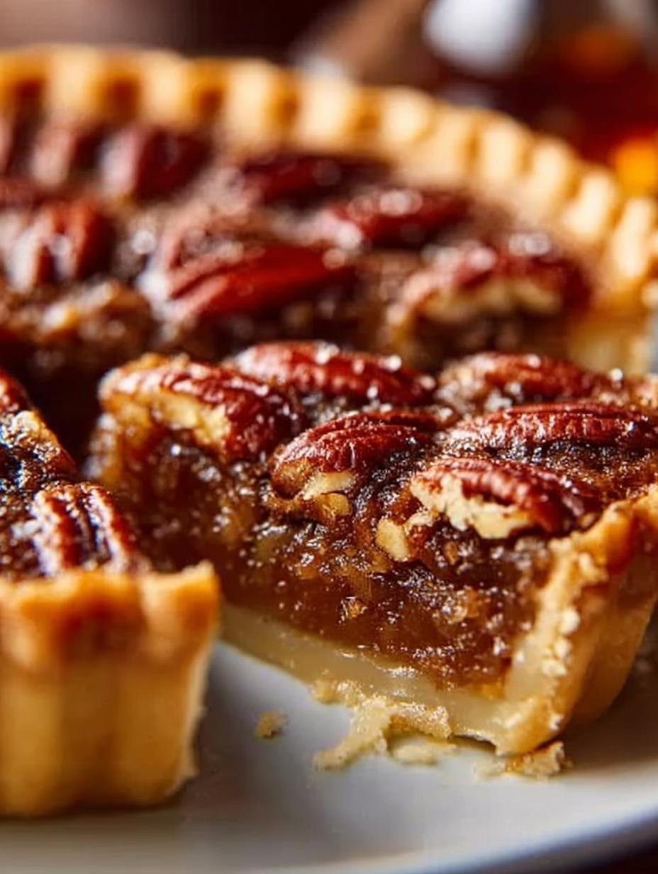 Irresistible Condensed Milk Pecan Pie fresh from the oven on a cooling rack