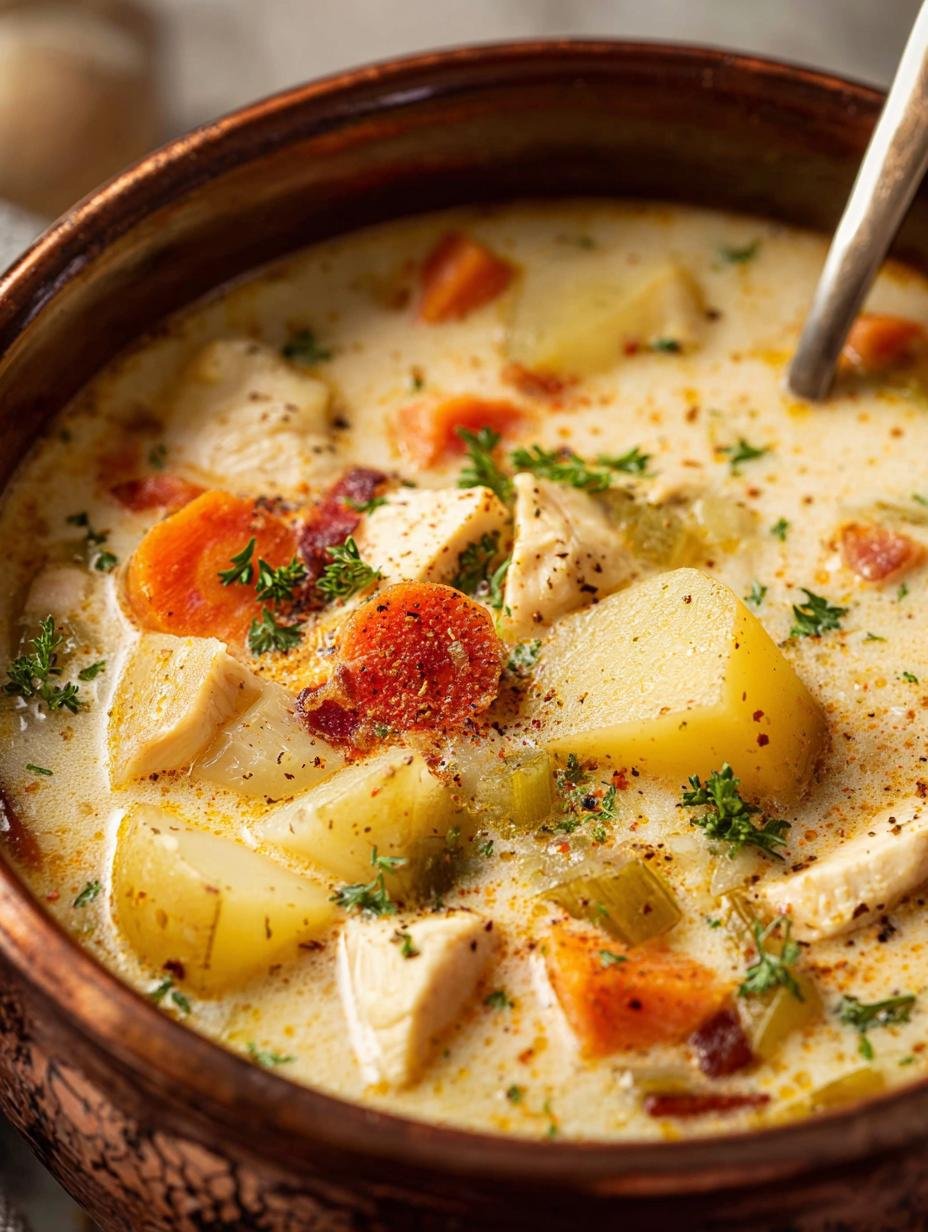 Creamy Chicken Potato Soup