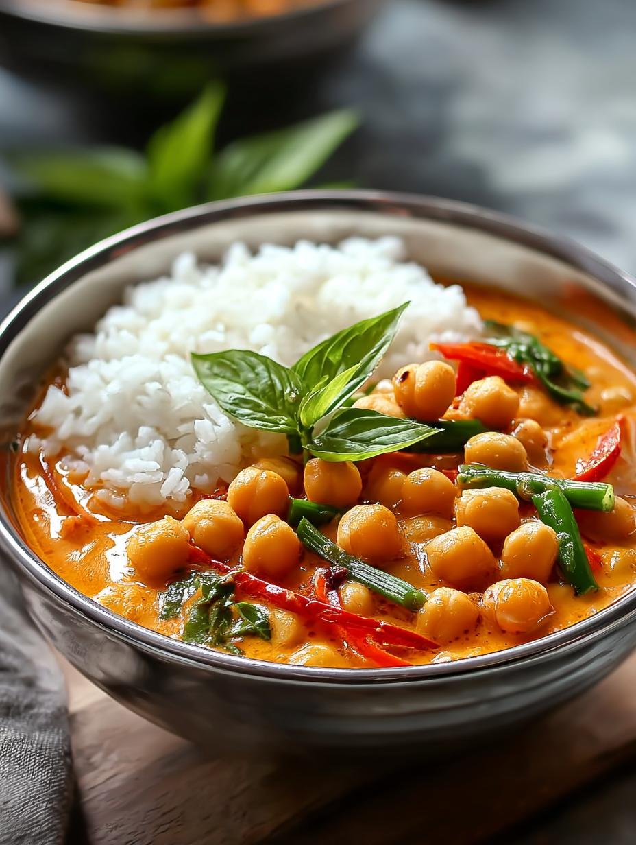 Creamy Red Curry Chickpeas: 5 Simple Steps to Delight - Creamy Red Curry Chickpeas - main visual representation
