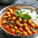 Creamy Red Curry Chickpeas