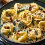 Creamy Tuscan Garlic Tortellini