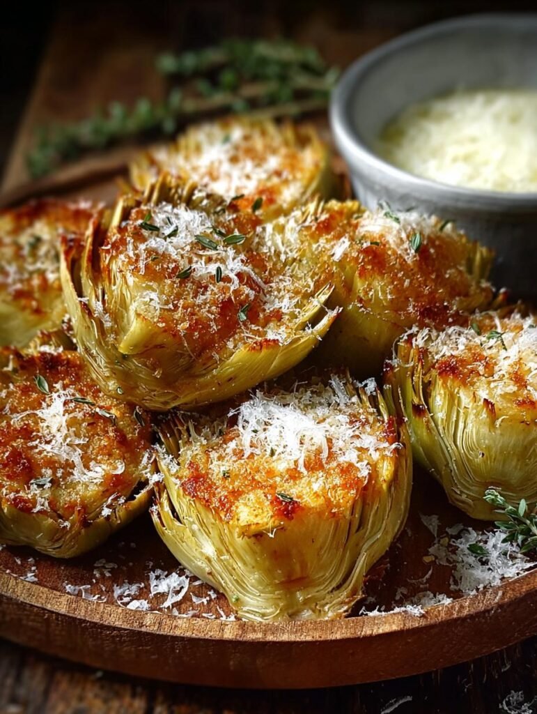 Crispy Parmesan Artichokes