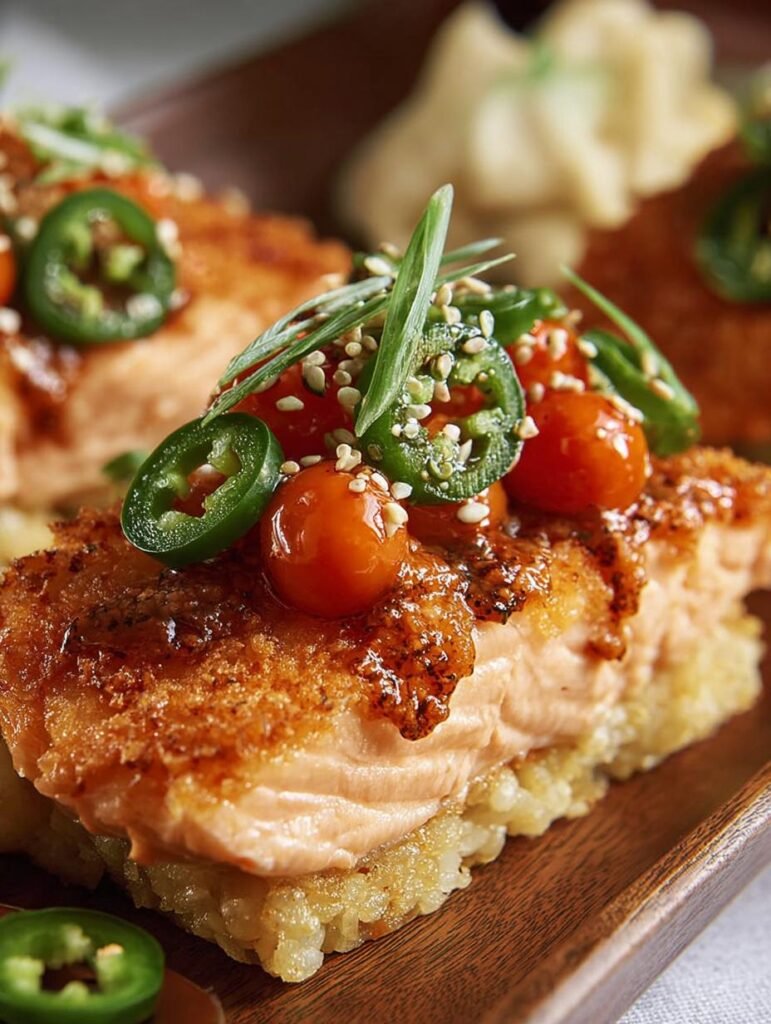 Crispy Rice Salmon