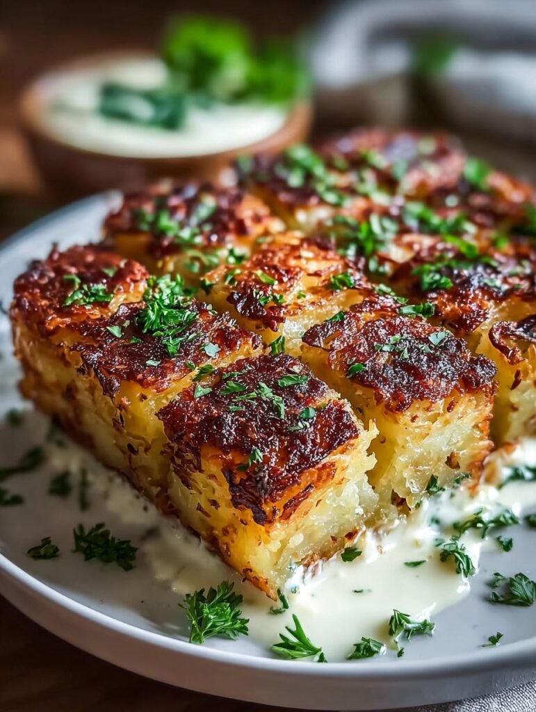 Crispy Vegan Potato Kugel