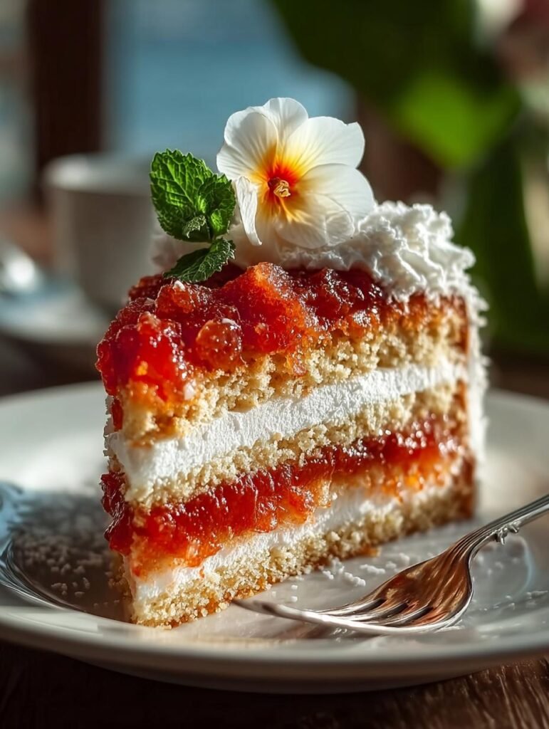 Decadent Hawaiian Guava Cake