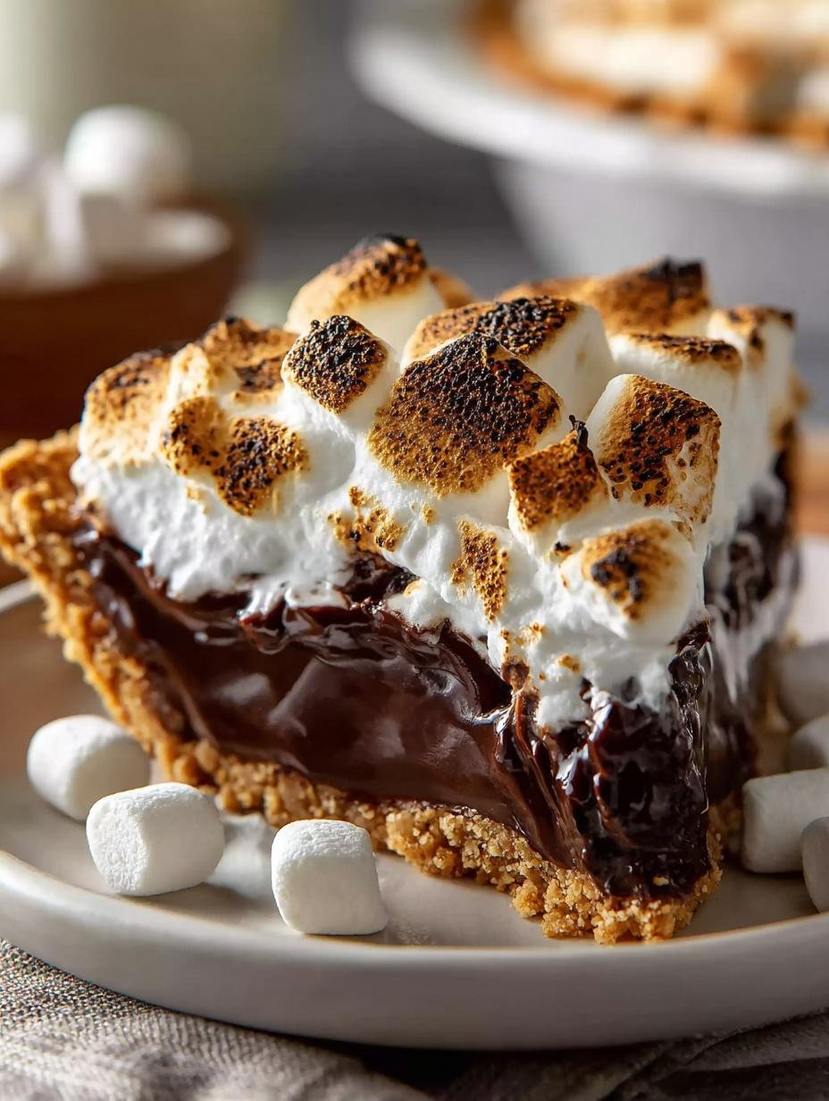 Decadent Smores Pie Irresistible Treat for Dessert - Decadent Smores Pie Irresistible - additional detail