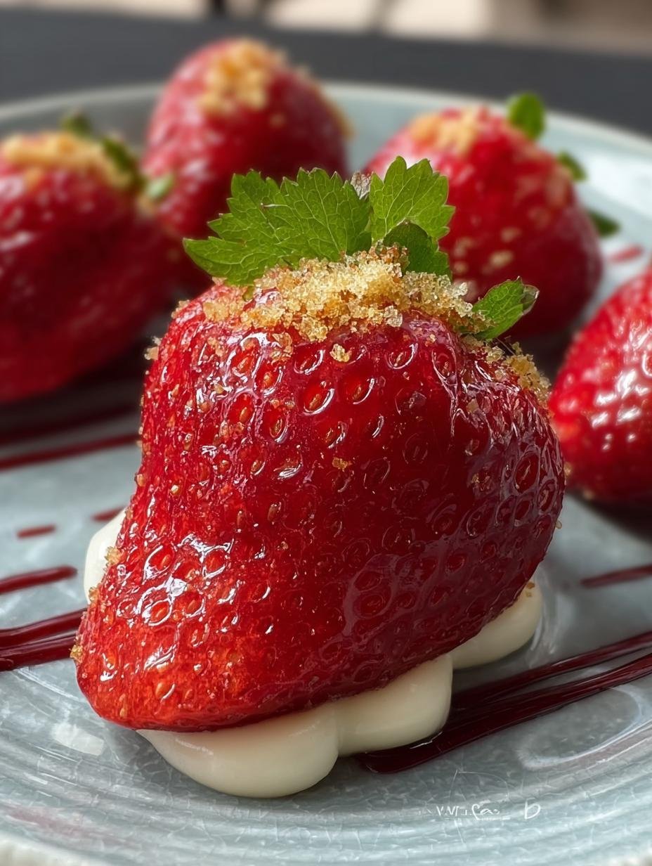 Deviled Strawberries Made with 3 Creamy Ingredients - Deviled Strawberries Made with - main visual representation