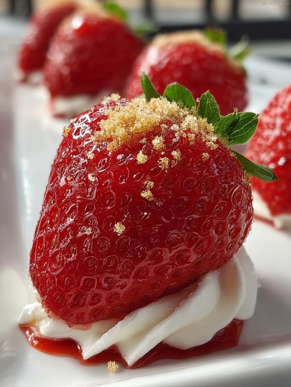 Deviled Strawberries Made with 3 Creamy Ingredients - Deviled Strawberries Made with - additional detail