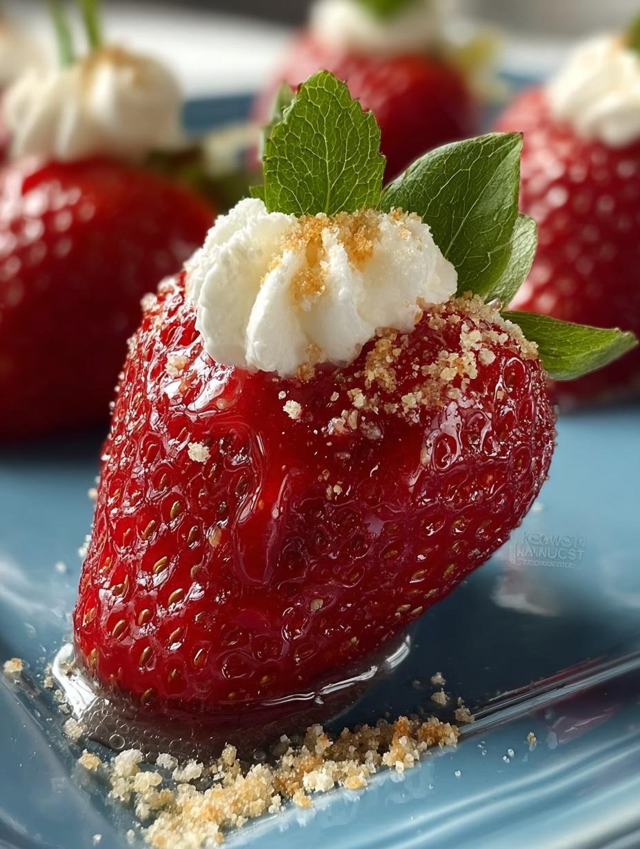 Deviled Strawberries Made with