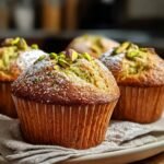 Fluffy Pistachio Muffins