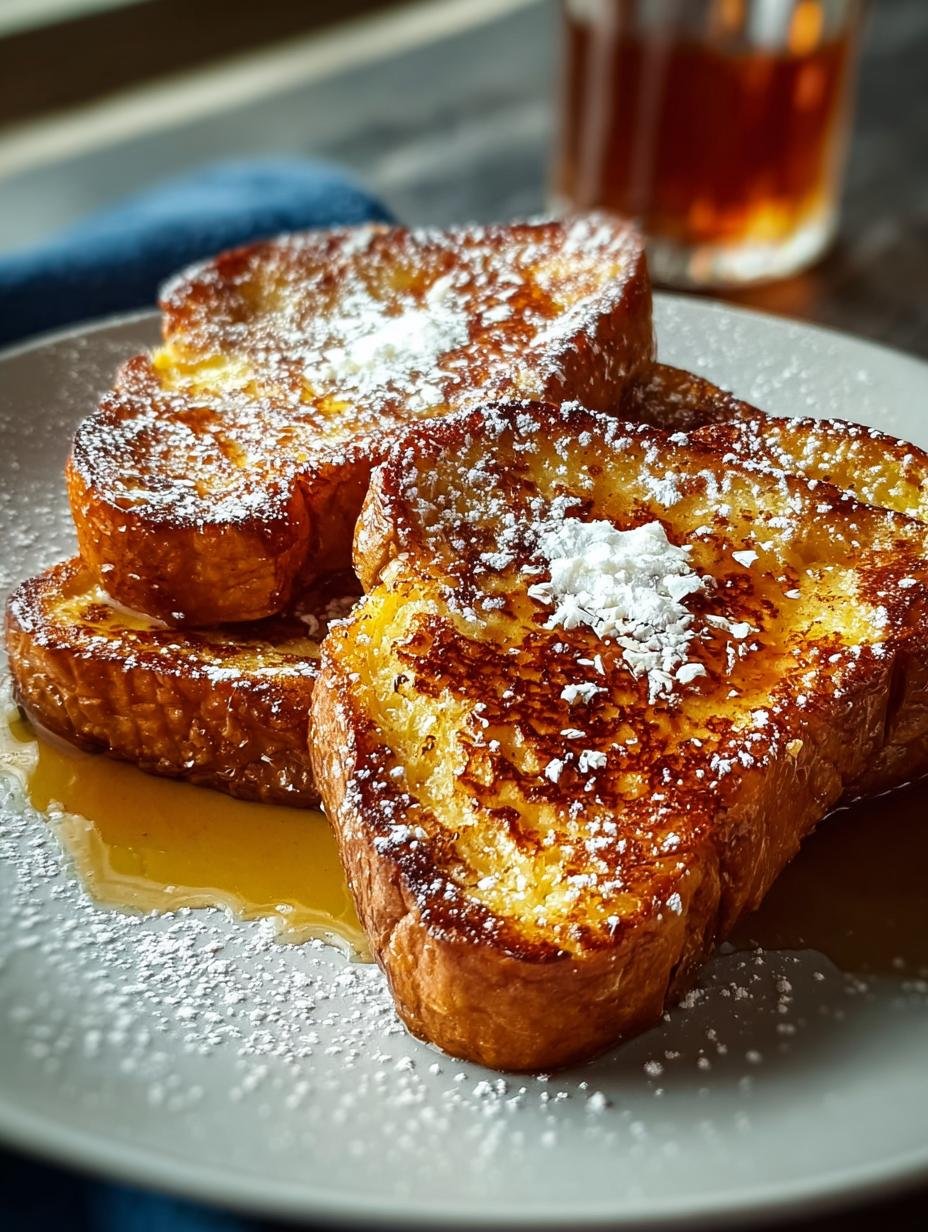 Irresistible French Toast served with syrup and berries
