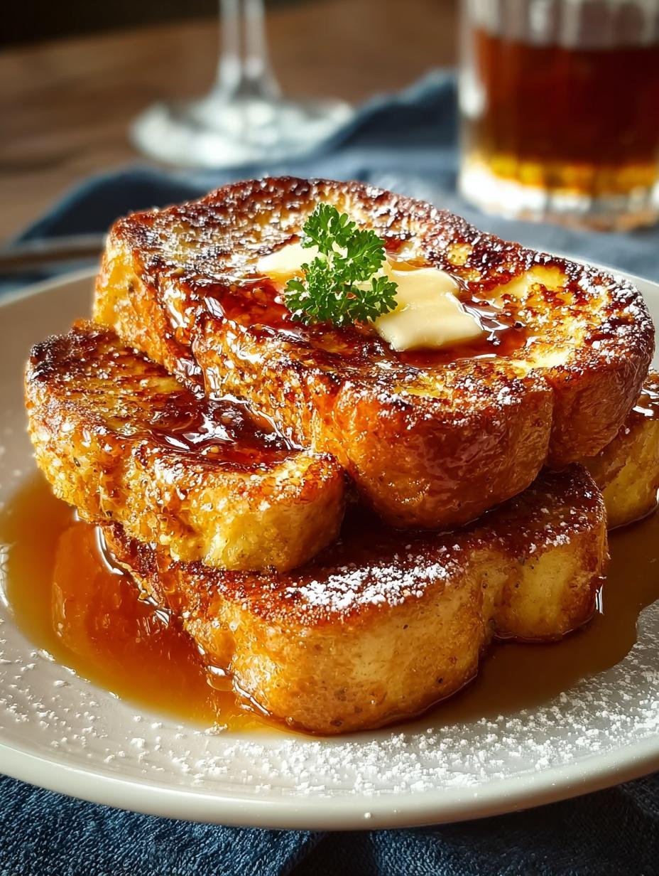 Delicious French Toast topped with fresh fruits and syrup