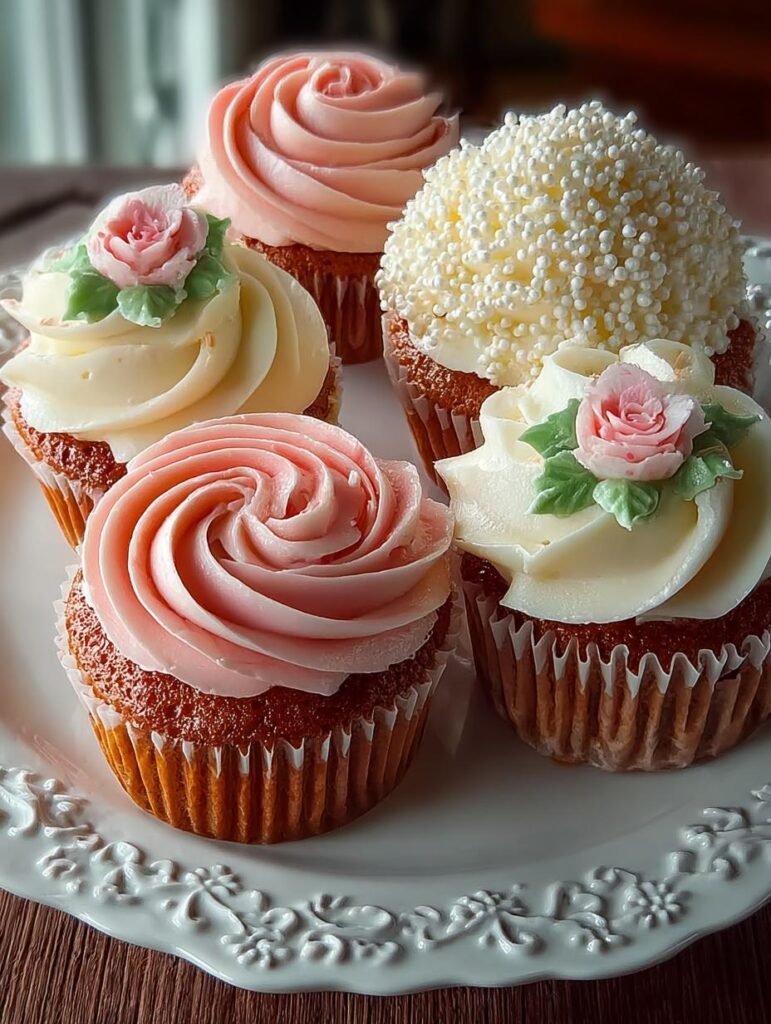 Girl Baby Shower Cupcakes