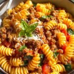 Ground Turkey Veggie Pasta