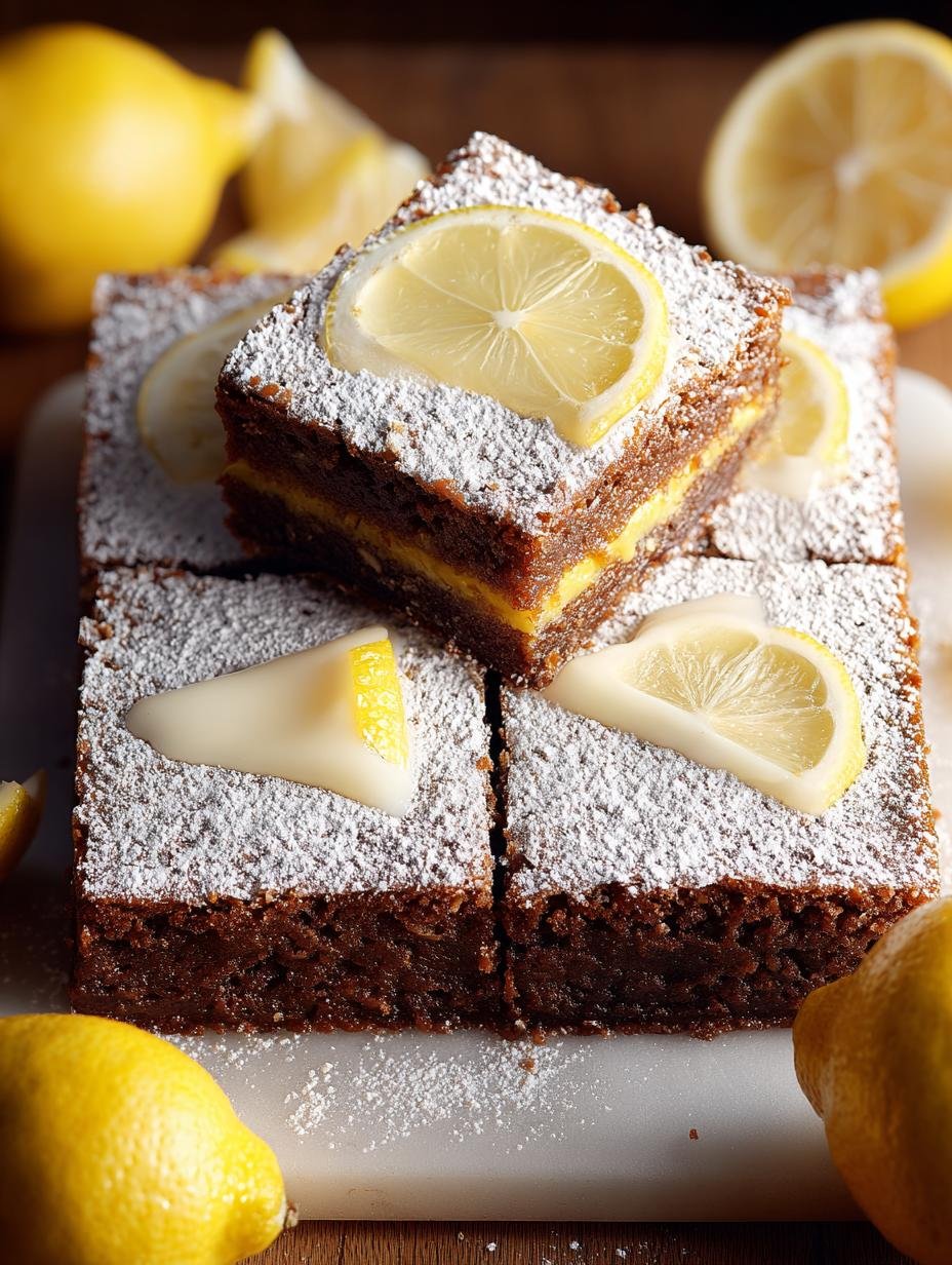Irresistible Lemon Brownies Tangy: 5 Sweet Layers - Irresistible Lemon Brownies Tangy - additional detail