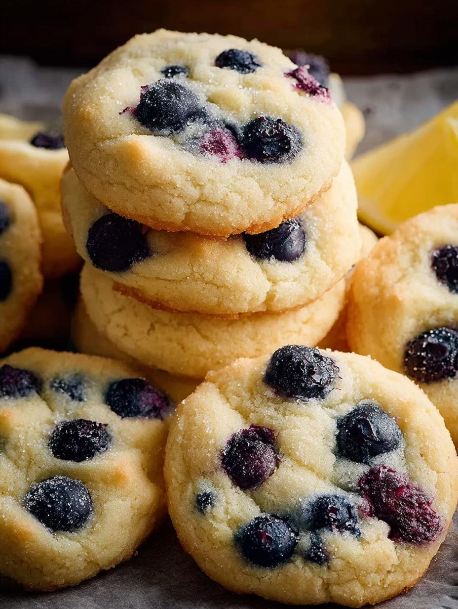 Lemon Blueberry Cookies