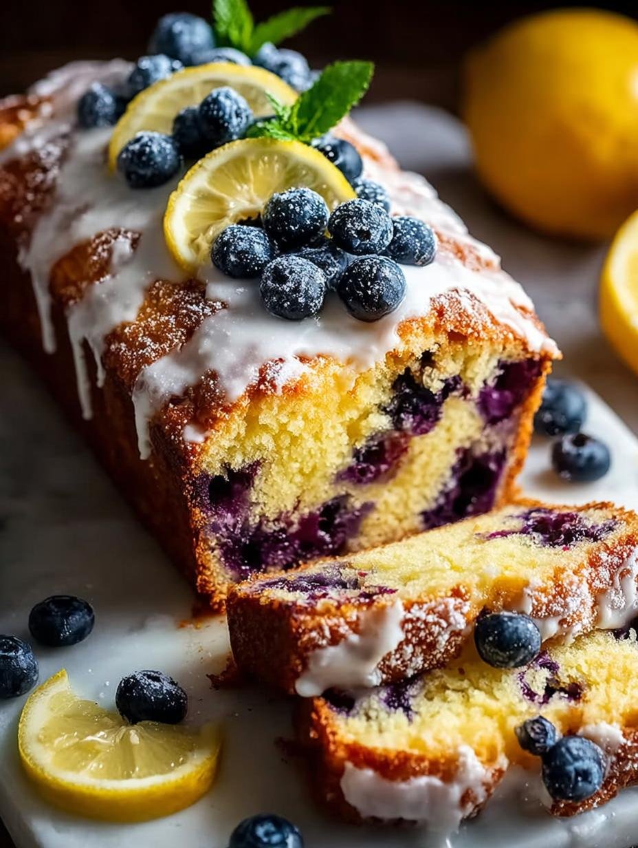 Lemon Blueberry Loaf Cake