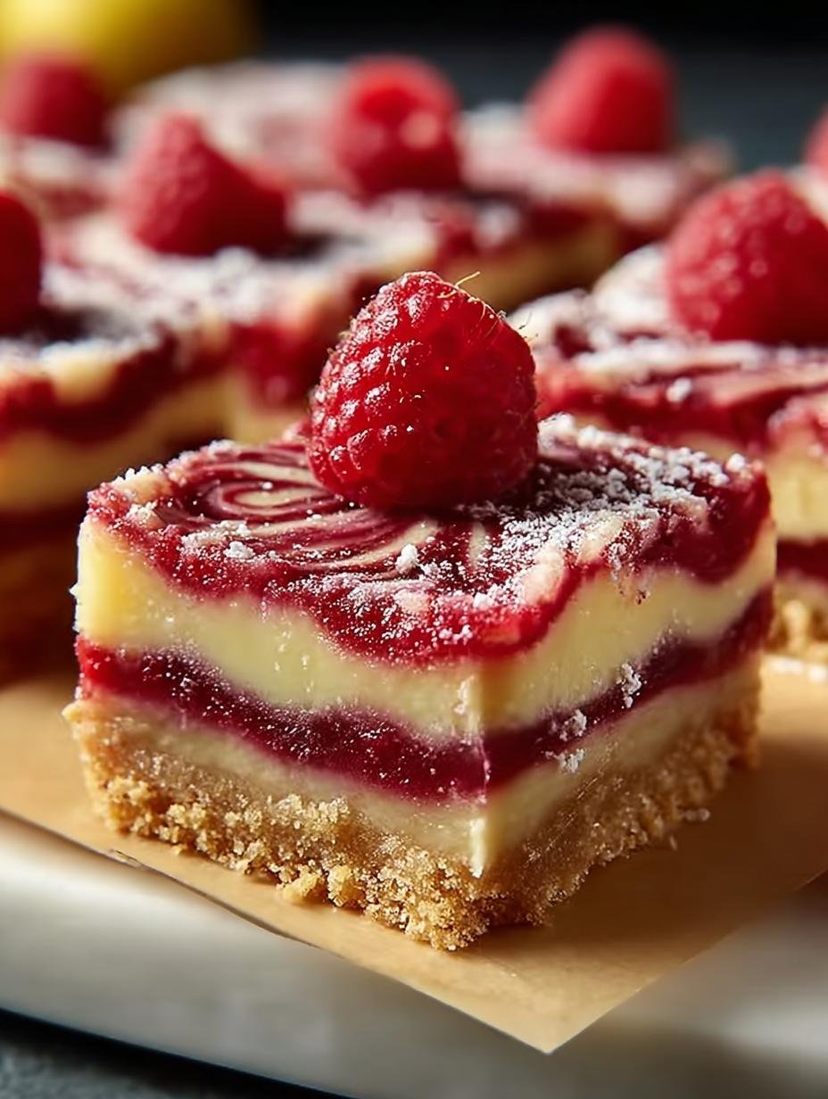 Lemon Raspberry Swirl Bars: 5 Irresistible Delights - Lemon Raspberry Swirl Bars - additional detail