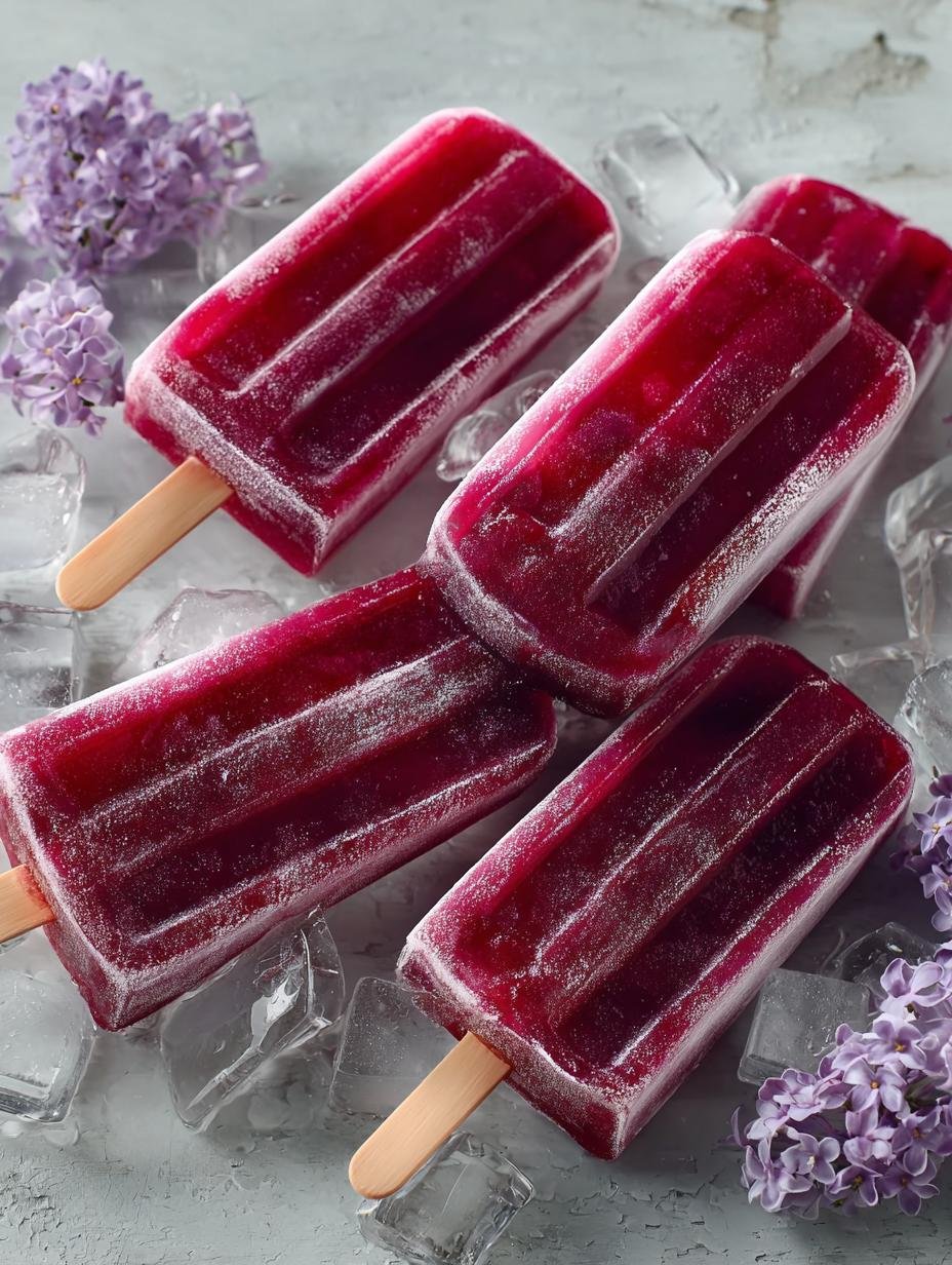Lilac Popsicles: 5 Refreshing Frozen Treats to Enjoy - Lilac Popsicles - additional detail