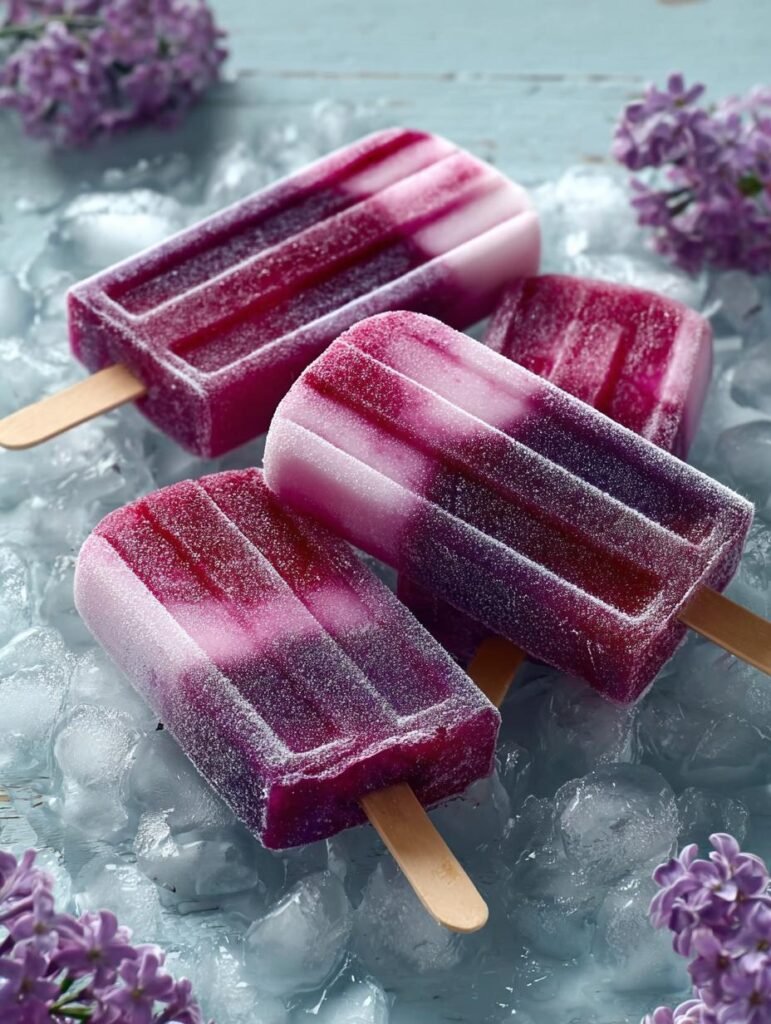 Lilac Popsicles